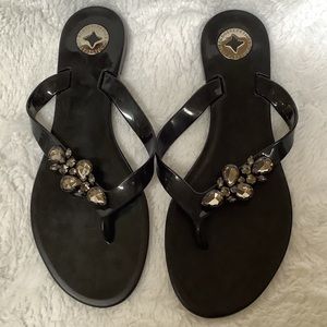 BCBG Generation Black Sandals 7.5 EU 38